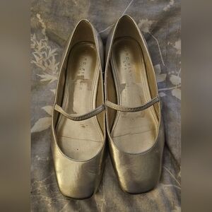 Marc Fisher Metallic Flats